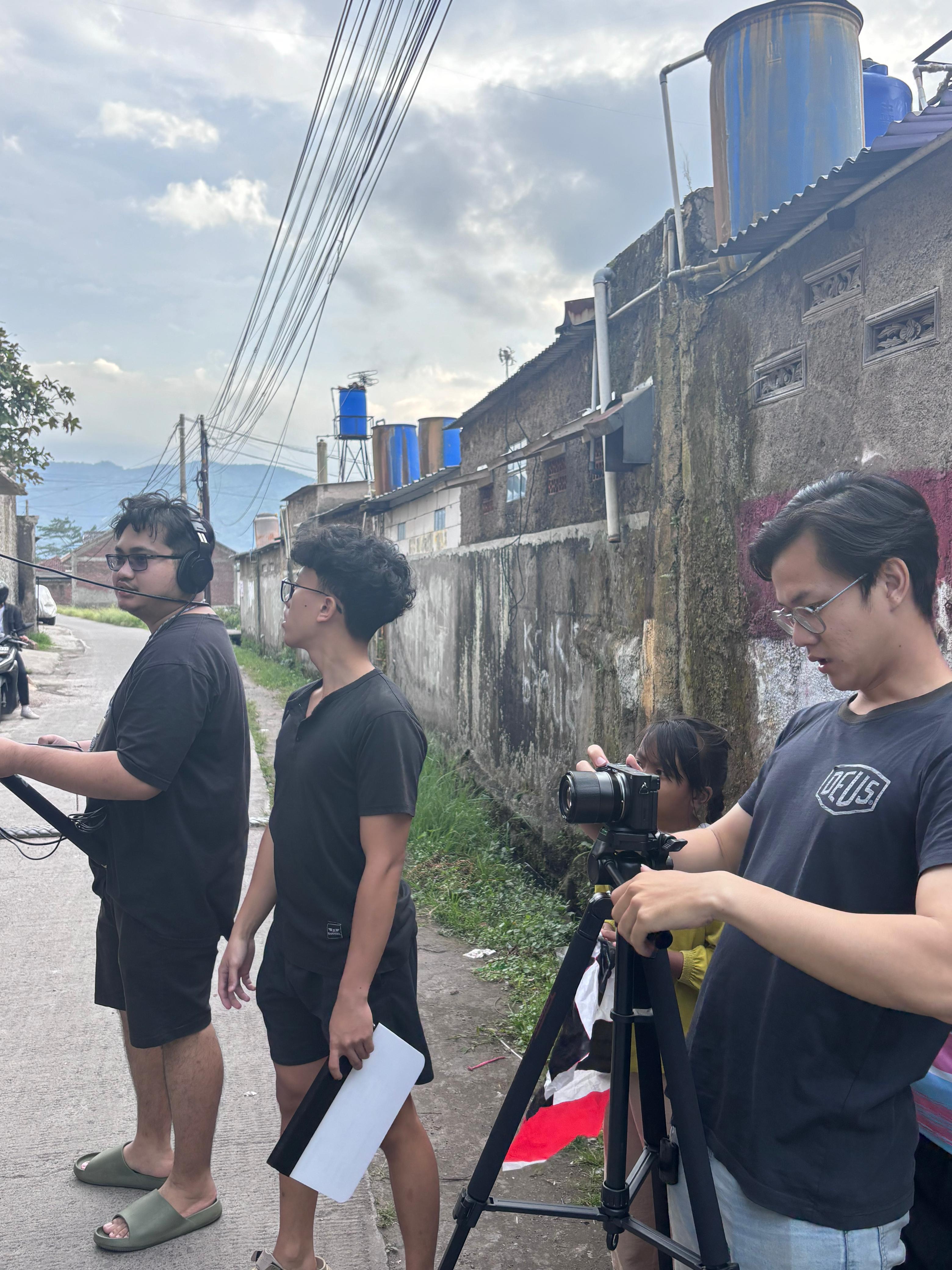 Representative production-sound image — Production sound · boom operation and on-location capture